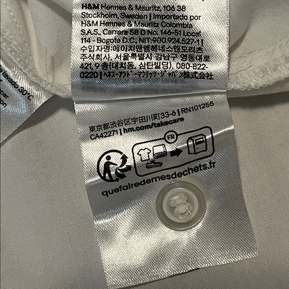 H&M Cropped White Buttondown - Picture 11 of 12